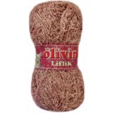 Olivin Lüx Liflik El Örgü İpi 413 Kahverengi
