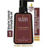 Olivos %100 Doğal Okyanus ve Yeşil Bitki Kokulu Zeytinyağlı Banyo ve Duş Jeli Nemlendirici ve Besleyici 750 - 750 ml