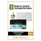 Olivos %100 Doğal Parfüm Serisi Amazon Ferahlığı Kokulu Zeytinyağı Katı Sabun Nem Dengeleyici 250 gr