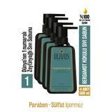 Olivos %100 Doğal Zeytinyağlı Bergamot Kokulu Sıvı El Sabun Yoğun Nemlendirici Arındırıcı Bitkisel 4X500 Ml