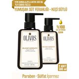 Olivos 2x500 ml Doğal Zeytinyağlı Keçi Sütlü Sıvı Sabun