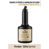 Olivos 3x500 ml Ambrosia Nectar Zeytinyağlı Mandalina Kokulu Sıvı Sabun