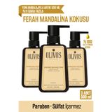 Olivos 3x500 ml Doğal Zeytinyağlı Mandalina Sıvı Sabun