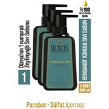 Olivos 3x500 ml Zeytinyağlı Bergamot Kokulu Sıvı Sabun