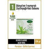 Olivos Doğal Aloe Vera Ve Zeytinyağlı Katı Sabun Aloe Veralı Zeytinyağlı El Sabunu Yoğun Nemlendirici 126 gr