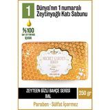 Olivos Doğal Gizli Bahçe Bal Ve Zeytinyağlı Katı Sabun Zeytinyağı Ballı El Sabunu Nemlendirici 250 gr