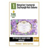 Olivos Doğal Gizli Bahçe Seri Menekşe Ve Zeytinyağlı Katı Sabun Menekşeli Zeytinyağı El Sabunu 250 gr