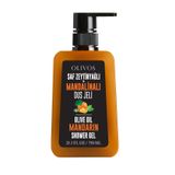 Olivos Doğal Zeytinyağlı Duş Jeli - Canlandırıcı Mandalina Kokusu, Nemlendirici ve Besleyici, Hassas Ciltler İçin İdeal, 750ml | Yoğun Nemlendirme ve Pürüzsüz Cilt (1X750 ML, Mandalina)