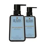 Olivos Doğal Zeytinyağlı Duş Jeli - Geleneksel Hamam Kokusu, Nemlendirici ve Besleyici, Hassas Ciltler İçin İdeal, 750ml | Yoğun Nemlendirme ve Pürüzsüz Cilt (2X750 ML, Hamam Kokulu)