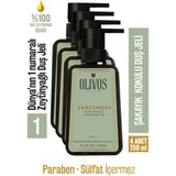 Olivos Gaia’s Garden Şakayık Kokulu Duş Jeli |%100 Doğal Zeytinyağlı, Parabensiz, Sls’siz ve Nemlendirici Formül 4X750 ml