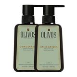 Olivos Gaia’s Garden Şakayık Kokulu Sıvı El Sabunu |%100 Doğal Zeytinyağlı, Nemlendirici ve Zarif Temizlik – 500 ml (2X500 ML, Şakayık)