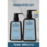 Olivos Hamam Kokulu Zeytinyağlı Duş Jeli & El Sabunu Seti – Doğal, Kalıcı Ferahlık (750 ml + 500 ml)