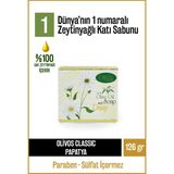 Olivos Klasik Papatya Ve Zeytinyağlı Katı Sabun Papatyalı Zeytinyağı El Sabunu Yoğun Nemlendirici 126 gr