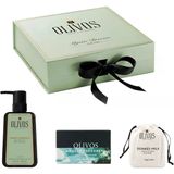 Olivos Mystic Breezes%100 Doğal Zeytinyağlı Sabun Hediye Seti (Şakayık & Eşek Sütü) – 3’lü El Yapımı Cilt Bakım Ritüeli, Şık Hediye Kutusu