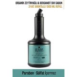 Olivos Poseidon’s Mist Zeytinyağlı Bergamot Kokulu Sıvı Sabun Refill 1500 ml (3X500 Ml) Ekonomik Paket - 1 Adet