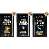 Olivos Tek Kullanımlık Zeytinyağlı Sıvı Sabun Seti, 2 Ml X 75 Adet, Mandalina Hamam Keçi Sütü Serileri, Okul Seyahat Otel Için, Paraben Sülfat İçermez, El Temizliği