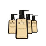Olivos Zeytinyağlı Mandalina Sıvı Sabun - Doğal ve Ferahlatıcı Koku, Paraben, SLS, Sülfat İçermez, 500ml (4X500 ML, Mandalina)
