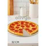 OLİVYA Delikli Pizza Lahmacun Pide Tepsisi 32cm 1 Adet