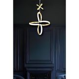 Olivya Gold 3 Renk Modern Sarkıt LED Avize