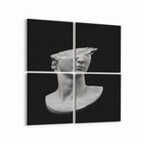 Olla 10003K4 3 Boyut Görsel Kare 4 Parça 65x65 cm Kanvas Tablo