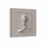 Olla 10005K 3 Boyut Görsel Kare 25x25 cm Kanvas Tablo