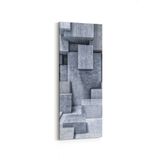 Olla 10015DI Abstract 3 Boyut Görsel Dikey İnce 30x90 cm Kanvas Tablo