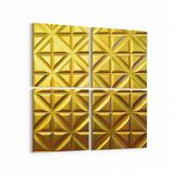 Olla 10034K4 Abstract 3 Boyut Görsel Kare 4 Parça 65x65 cm Kanvas Tablo