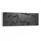 Olla 10041YI Abstract 3 Boyut Görsel Yatay İnce 90x30 cm Kanvas Tablo