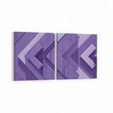 Olla 10043K2Y Abstract 3 Boyut Görsel Kare 2 Parça Yatay 65x30 cm Kanvas Tablo