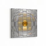 Olla 10047K Abstract 3 Boyut Görsel Kare 25x25 cm Kanvas Tablo