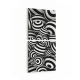 Olla 10059K2D Abstract Görsel Kare 2 Parça Dikey 30x65 cm Kanvas Tablo
