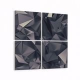 Olla 10073K4 Abstract Görsel Kare 4 Parça 65x65 cm Kanvas Tablo