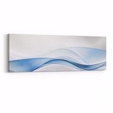 Olla 10087YI Abstract Görsel Yatay İnce 90x30 cm Kanvas Tablo