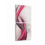 Olla 10108K2D Abstract Görsel Kare 2 Parça Dikey 30x65 cm Kanvas Tablo