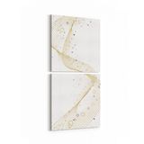 Olla 10122K2D Abstract Görsel Kare 2 Parça Dikey 30x65 cm Kanvas Tablo