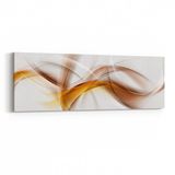 Olla 10145YI Abstract Görsel Yatay İnce 90x30 cm Kanvas Tablo