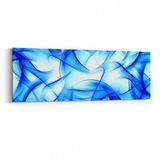 Olla 10159YI Abstract Görsel Yatay İnce 90x30 cm Kanvas Tablo