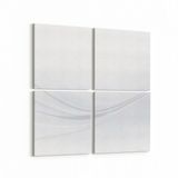 Olla 10184K4 Abstract Görsel Kare 4 Parça 65x65 cm Kanvas Tablo