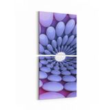 Olla 10218K2D Abstract Girdap Görsel Kare 2 Parça Dikey 30x65 cm Kanvas Tablo