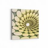 Olla 10220K Abstract Girdap Görsel Kare 25x25 cm Kanvas Tablo