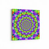 Olla 10227K Abstract Girdap Görsel Kare 25x25 cm Kanvas Tablo