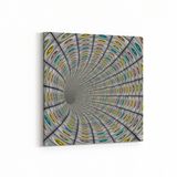 Olla 10229K Abstract Girdap Görsel Kare 25x25 cm Kanvas Tablo