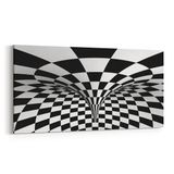 Olla 10231YD Abstract Girdap Görsel Yatay Dar 60x30 cm Kanvas Tablo