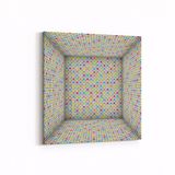 Olla 10232K Abstract Girdap Görsel Kare 25x25 cm Kanvas Tablo