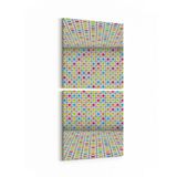 Olla 10232K2D Abstract Girdap Görsel Kare 2 Parça Dikey 30x65 cm Kanvas Tablo
