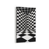 Olla 10233DD Abstract Girdap Görsel Dikey Dar 30x60 cm Kanvas Tablo