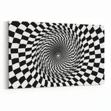 Olla 10239Y Abstract Girdap Görsel Yatay 30x20 cm Kanvas Tablo