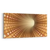 Olla 10246YD Abstract Girdap Görsel Yatay Dar 60x30 cm Kanvas Tablo