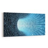 Olla 10281YD Abstract Girdap Görsel Yatay Dar 60x30 cm Kanvas Tablo