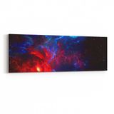 Olla 10306YI Abstract Görsel Yatay İnce 90x30 cm Kanvas Tablo